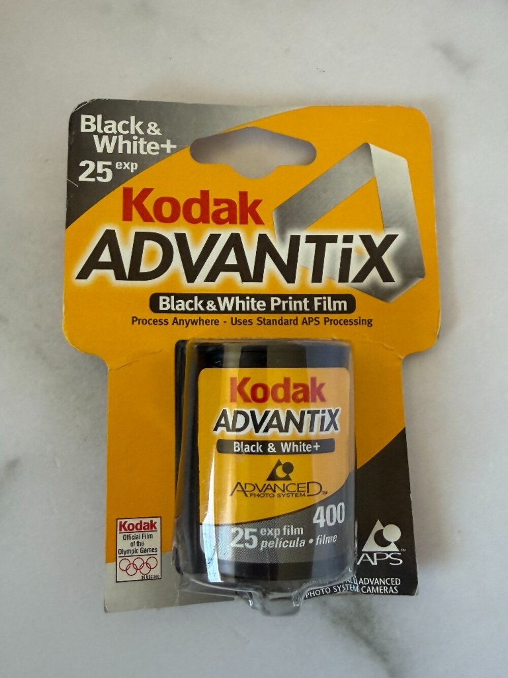 Kodak Advantix Black & White+ APS 400 25 Exp Vintage Film Expired 2003